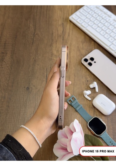 Apple iPhone 15 Pro Max Magsafe Uyumlu Mat Sert Klein Kılıf Çok Renkli