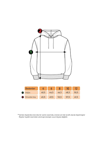 Toontoy Unısex Çocuk Noel Baba Baskılı Sweatshirt Lacivert