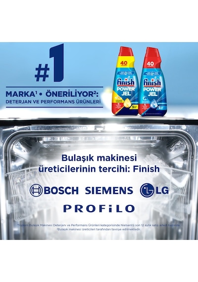 Finish Jel Hepsi Bir Arada Bulaşık Makinesi Deterjanı 1 L