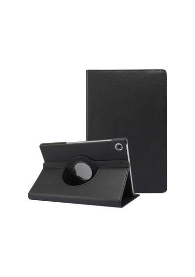 Lenovo Tab M10 Plus Tb-125f - Tb-128f 3. Jenerasyon Kılıf Dönebilen Deri Görünülü Standlı Arka Kapak