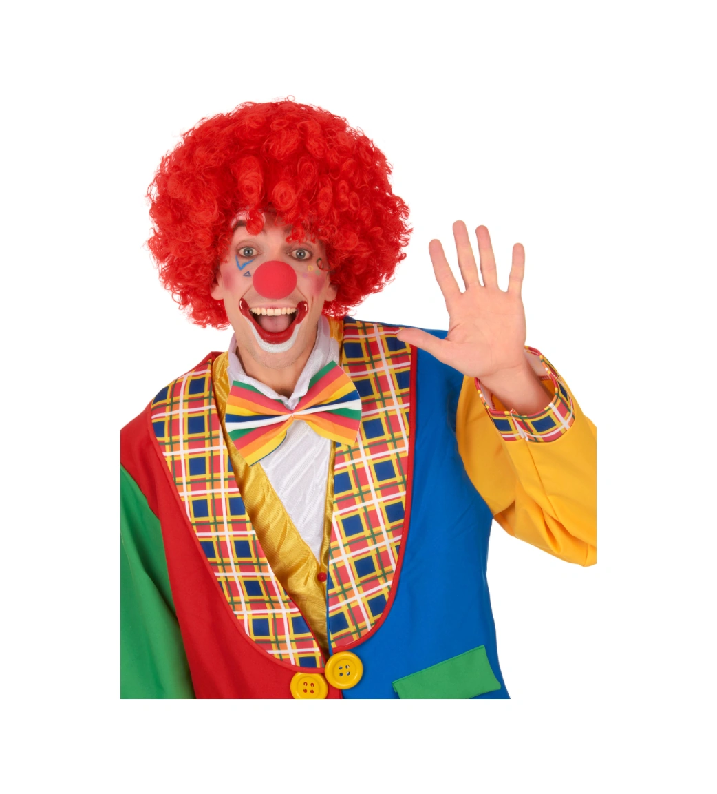 Kırmızı Renk Kıvırcık Afro Bonus Peruk - Pmvp-344449 18