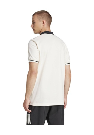 Adidas Herıtage Polo Erkek Polo Yaka Tişört Jc6746 Jc6746 Bey Beyaz