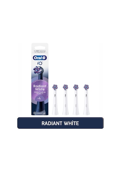 Oral-b İo Radiant White Beyaz Diş Fırçası Yedek Başlığı 4 Adet