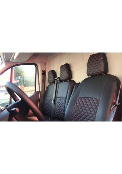 Ford Transit Tek Kabin Araca Özel Deri Oto Koltuk Kılıfı (530207646)