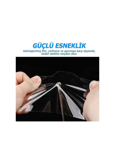 Kapı Eşiği Tampon Bagaj Koruma Folyosu 5cmx5m Şeffaf