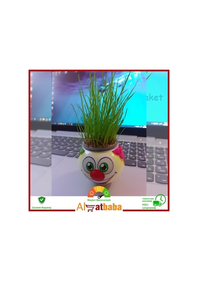 Emoji Çim Adam Tekli - 1 Adet