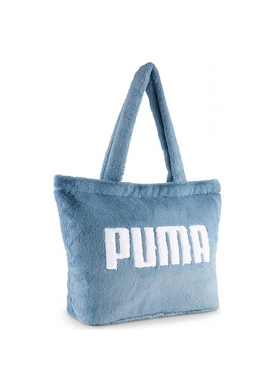 Puma Up Faux Fur Shopper Mavi Çanta 09171202