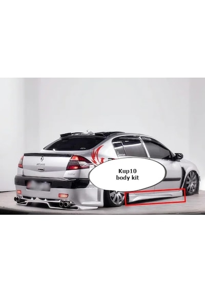 Renault Megane 2 Sedan Marşpiyel Takımı -- Plastik