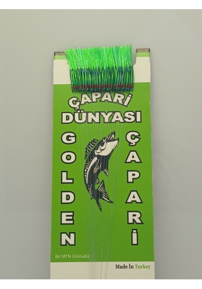 Golden 50 İğneli İstavrit Kösteği 7 No Siyah İğne -0,20 Mm -0,22 Mm -0,25 Mm Köstek Açık Yeşil