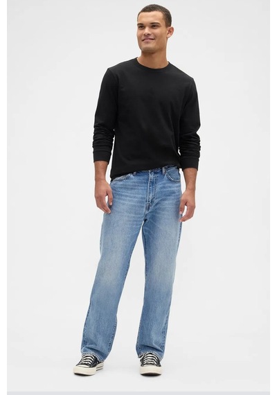 Gap V-ls Everyday Erkek Tişört Siyah