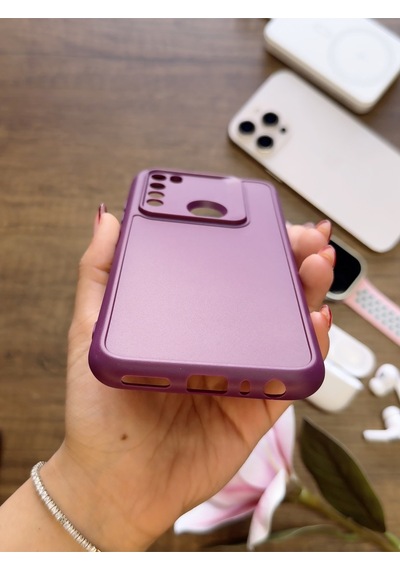 Redmi Note 8 Uyumlu Kamera Korumalı Darbeye Dayanıklı Renk Atmayan Keep Silikon Kılıf Mor