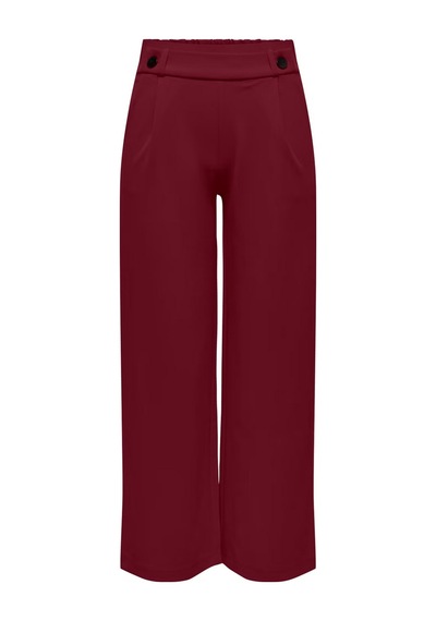 Jdy Jdygeggo Regular Fit Normal Bel Geniş Paça Pantolon Bayan Pantolon 15208430 Vişne