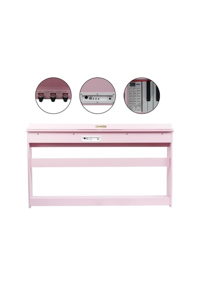 Rennes Cl-228pk Tuş Hassasiyetli 88 Tuş Dijital Piyano Pembe