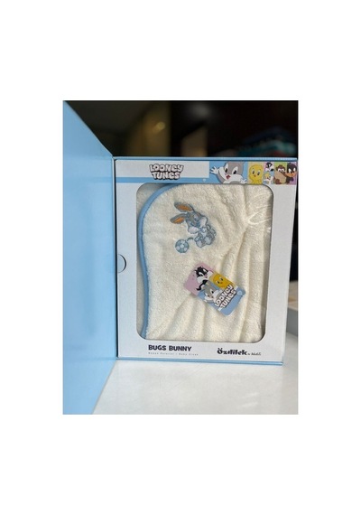 Özdilek Bugs Bunny Pelerin Krem-mavi