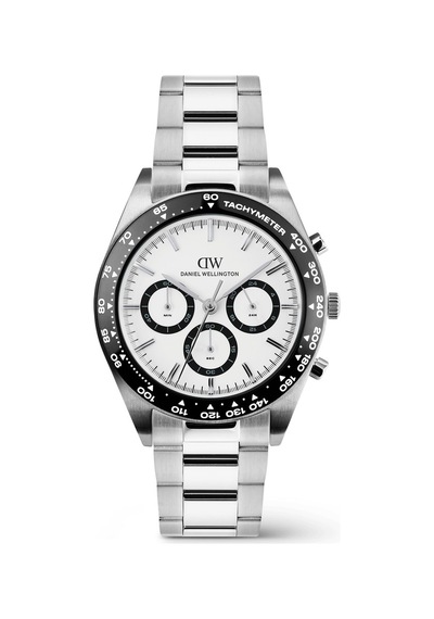 Daniel Wellington Iconic Tachymeter 3-link Silver Dw00600948 Erkek Kol Saati Gümüş