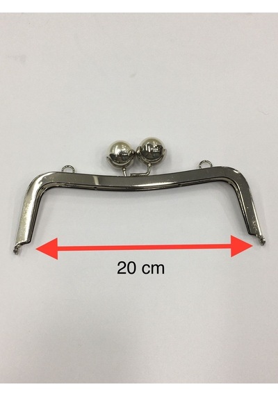Karantuhafiye Çanta Ve Cüzdan Klipsi Burs Incili Model 20 Cm Gümüş Gümüş