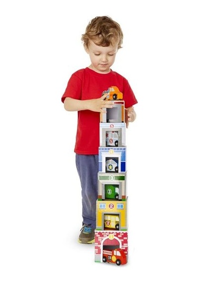 Melissa And Doug Diz Oyna Kule - Binalar ve Araçlar