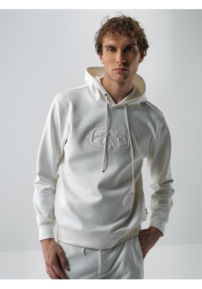 Xint Ekru Pamuk Dokulu Regular Fit Sweatshirt 300317