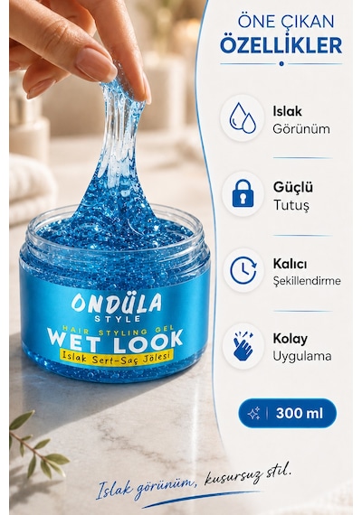 Ondüla Style Saç Şekillendirici Jölee 300 ML