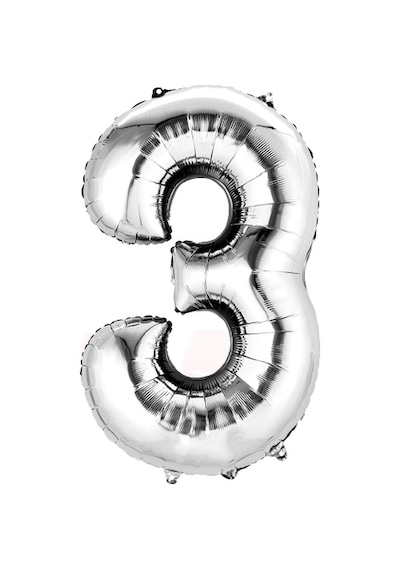 Showparty Folyo Balon 3 Rakam 100 Cm - Altın