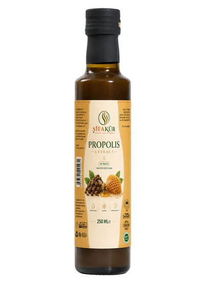 Propolis Ekstraktı 250 ml Su Bazlı Suda Çözünebilir Sıvı Propolis