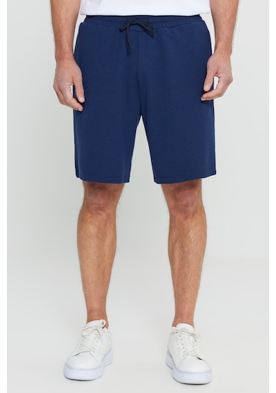 AC&Co / Altınyıldız Classics Erkek Lacı Pamuklu Standart Fit Normal Kesim Beli Bağlamalı Yan Cepli Örme Şort Lacı Lacivert AC&Co / Altınyıldız Classics Erkek Lacı Pamuklu Standart Fit Normal Kesim Beli Bağlamalı Yan Cepli Örme Şort Lacı Lacivert