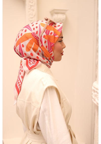 Silk Home Olinda Eşarp 48003-28 Nar Çiçeği