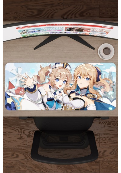 Barbara Genshin Impact Anime Gacha V2 - 70x30 Xl Gaming Mouse Pad Fare Altlığı