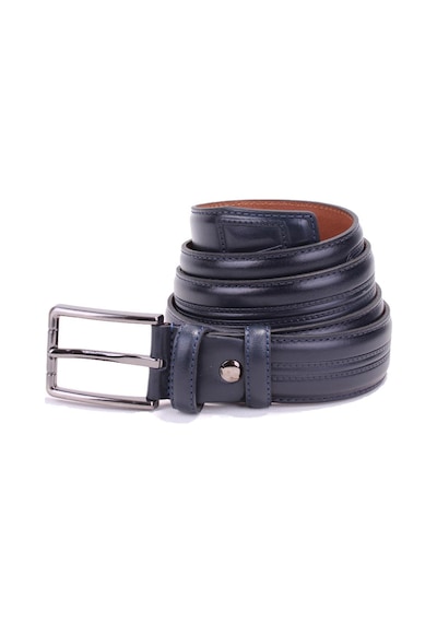 Dagoster DMK26-305DG Lacivert 3.5 CM Hakiki Deri Erkek Kemer Lacivert