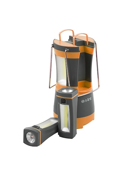 S-Link Sl-8701 Turuncu 2x2w Kamp Lambası El Feneri Turuncu