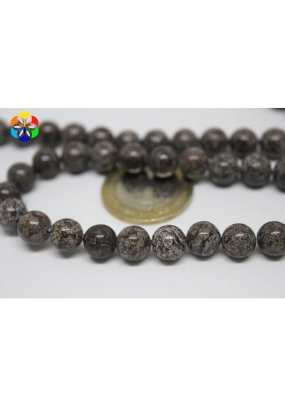 Jasper Taşı YARIM Dizi 8mm (8176) (18cm uzunluğundadır)