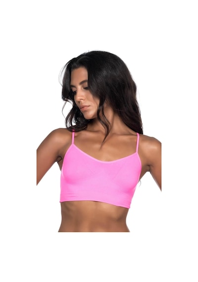 Red Womans Neon Fuşya Mı Emay 4003 Soft İp Askı Büstiyer