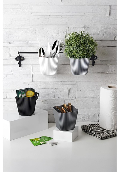 Çok Amaçlı 4'lü Askılı Ve Tezgah Üstü Organizer Seti Plastik 20 X 20 Çok Renkli Tr Diğer