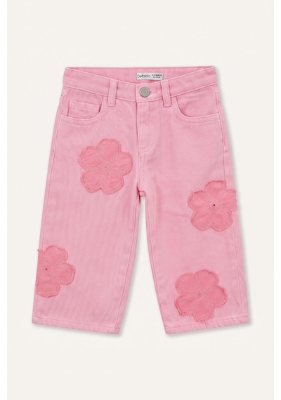 Defacto Çiçek Aplike Detaylı Wide Leg Jean Pantolon Kız Bebek I2164a526aupn253 Pembe-pn253 Defacto Çiçek Aplike Detaylı Wide Leg Jean Pantolon Kız Bebek I2164a526aupn253 Pembe-pn253