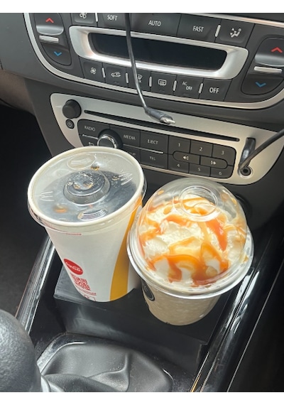 Renault Megane Ön Konsol Bardaklık Cup Holder İçecek Tutucu Siyah