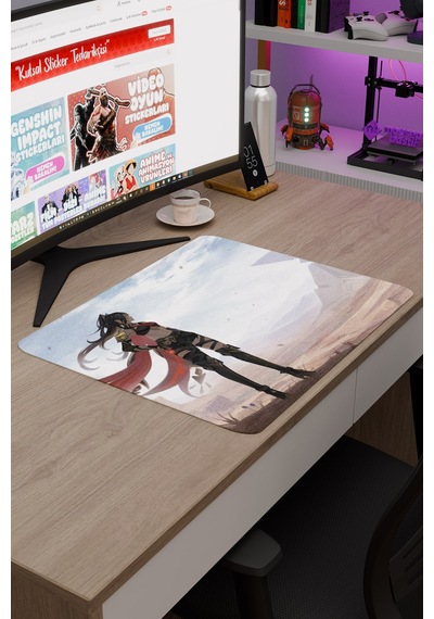 Dehya Genshin Impact Anime Gacha V3 - 48x40 Xl Gaming Mouse Pad Fare Altlığı