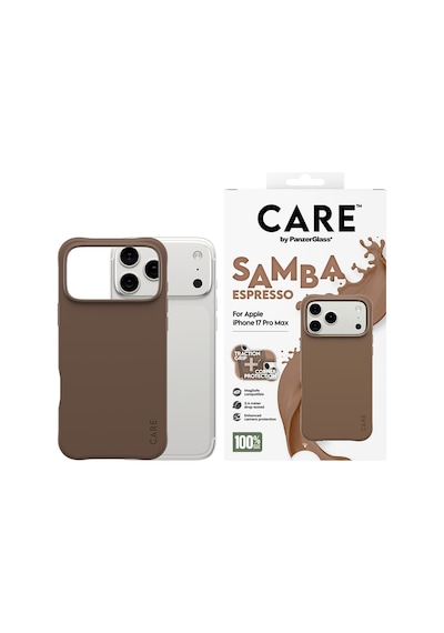 Care By Panzerglass Fashionable Apple Uyumlu iPhone 17 Pro Max Samba Espresso Magsafe Kılıf