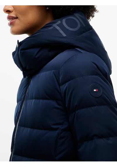 Tommy Hilfiger Kadın Marka Logolu Günlük Kullanıma Uygun Lacivert Mont Ww0ww51111 C1g