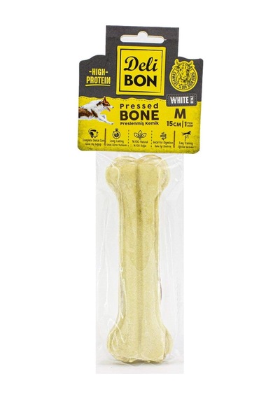 Delibon Gerçek Deriden Pres Kemik, 15 Cmx1pcs., Beyaz
