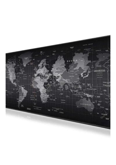 Mousepad 90x40 Xxl Dünya Desenli Profesyonel Gaming Destekli Oyuncu Mousepad Ultra Geniş Xxl 90x40cm-a 2mm