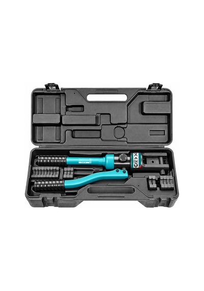 Total Profesyonel Hidrolik Kablo Pabuç Sıkma Pensesi 70 Kn, 16 240 Mm², Full Kalıp Takımı Dahil