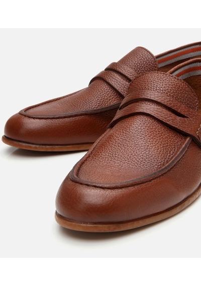 Hotiç Erkek Deri Taba Ultra Hafif Tabanlı Klasik Loafer 02ayh305460a370 Taba-tan Taba