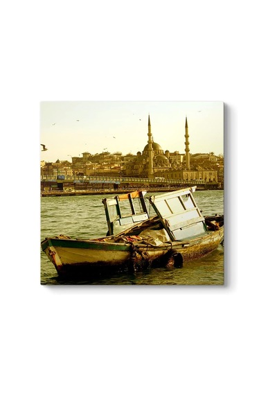 Galata Köprüsü Manzara Tablosu 70 X 70