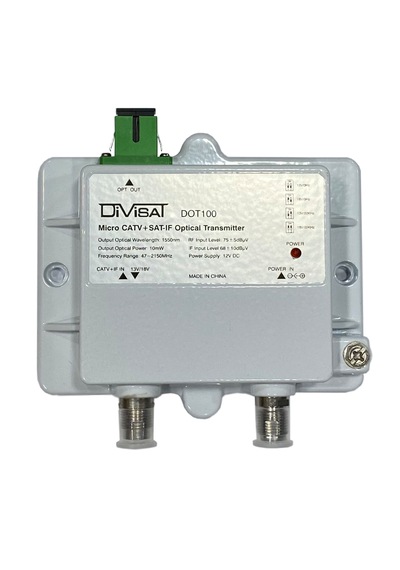 Divisat Dot-100 Fiber Optik Transmitter - Catv + Sat 10mw 47-2150 Mhz