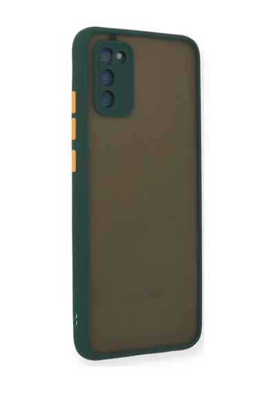 Samsung Galaxy A03s Uyumlu Kılıf Montreal Silikon Kapak - Yeşil