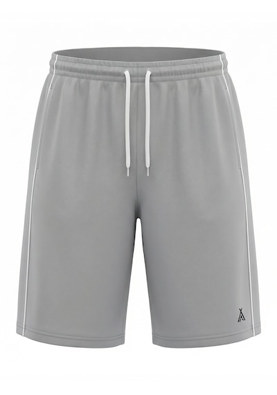Orendahill Erkek Spor Şort Hızlı Kuruyan Esnek Regular Fit Trim Biyeli Activewear Gri
