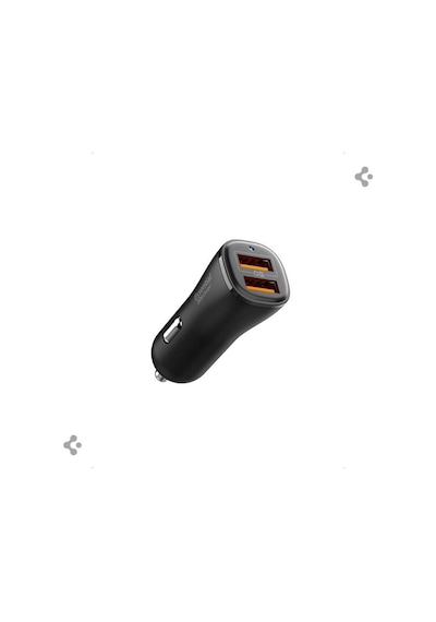 Spigen 30w Usb-a 2 Port Araç İçi Hızlı Şarj Aleti 18w + 12w Akım Korumalı Güç Adaptörü İphone & Android & İpad Type-c Pd Ev302 - Acp08700 Spigen 30w Usb-a 2 Port Araç İçi Hızlı Şarj Aleti 18w + 12w Akım Korumalı Güç Adaptörü İphone & Android & İpad Type-c Pd Ev302 - Acp08700