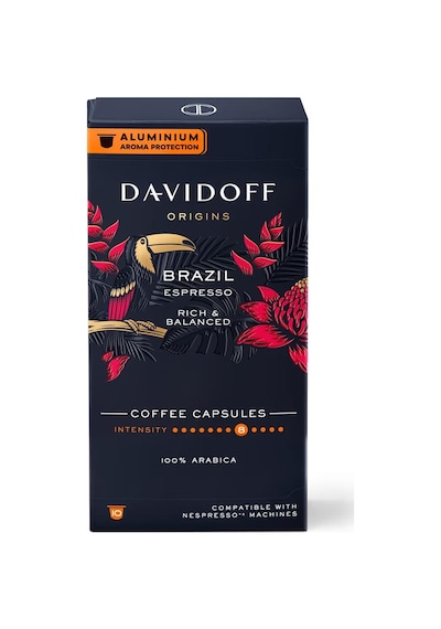Davidoff Espresso Brazil 10lu Kapsül Kahve Nespresso Uyumludur