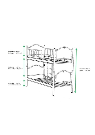 Argimo İnci Baby Çocuk Genç Odası Ahşap Başlık Metal Ranza Ve Karyola Pembe 90 x 190 CM Argimo İnci Baby Çocuk Genç Odası Ahşap Başlık Metal Ranza Ve Karyola Pembe 90 x 190 CM