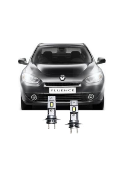 Megamarket06 Renault Fluence Led Kısa Far Ampulü Mini Led 2'li Set H7